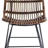 CASA Sumatra Silla De Comedor Negro, Marron Fashion