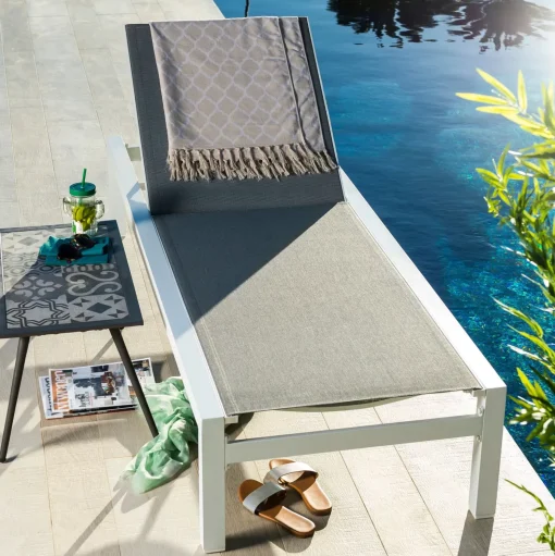 CASA Sydney Tumbona Blanco Cheap