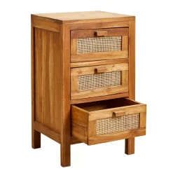 CASA Teck Cajonera 3 Cajones Natural Store