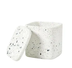 CASA Terrazzo Soporte De Algodones Blanco New
