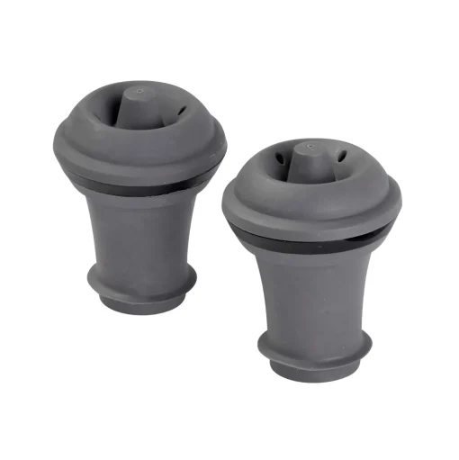 CASA Vacuvin Tapones De Vino Juego De 2 Gris Best