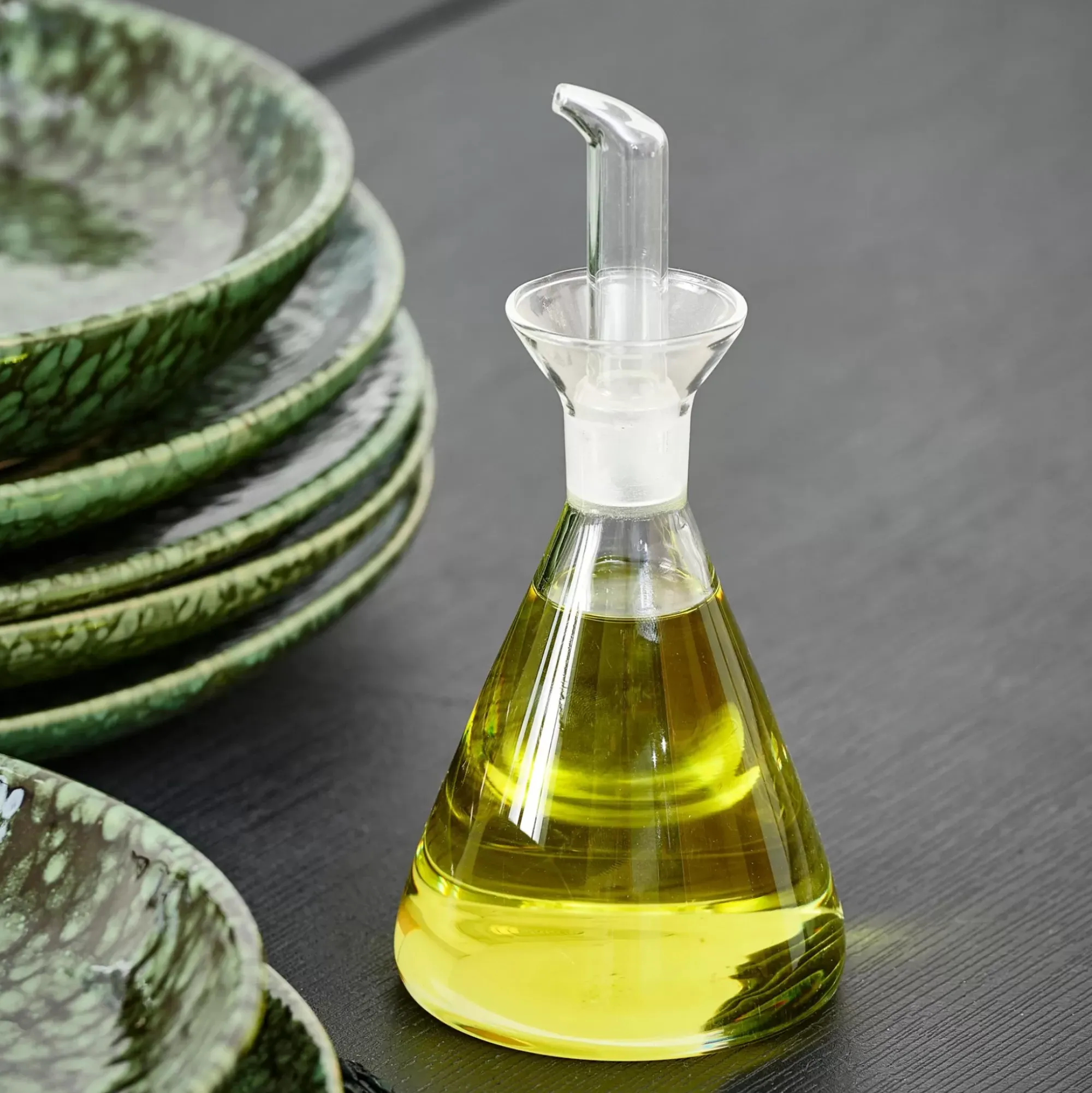 CASA Vergine Jarra Aceite Vinagre Transparente Fashion