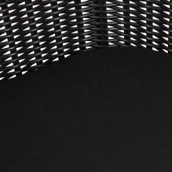 CASA Vienna Silla De Comedor Asiento Negro Flash Sale