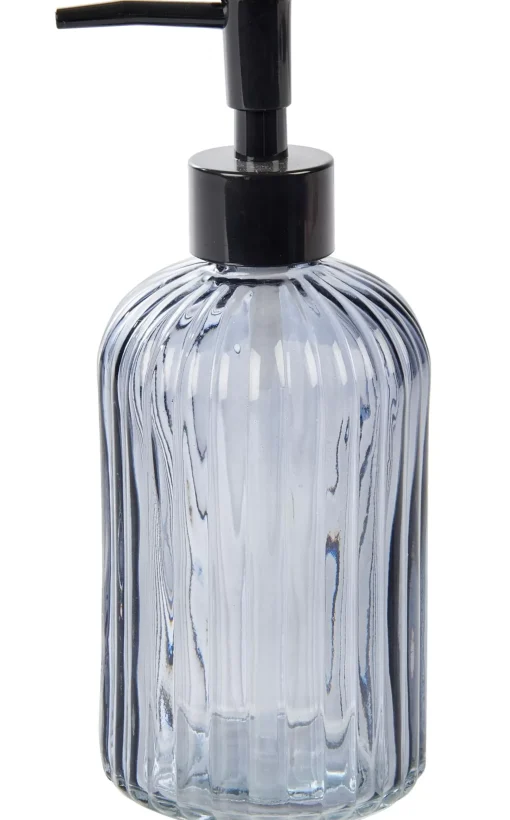 CASA Vitrum Dispensador De Jabon Negro, Gris Oscuro Outlet