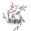 CASA Wisteria Guirnalda Verde, Morado, Morado Claro Hot