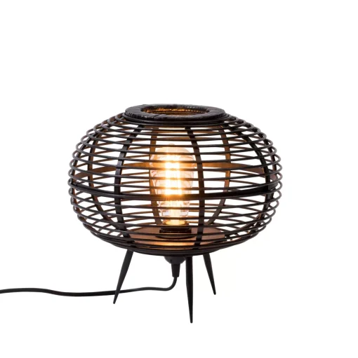CASA Zanzi Lampara De Mesa E27 Negro Sale